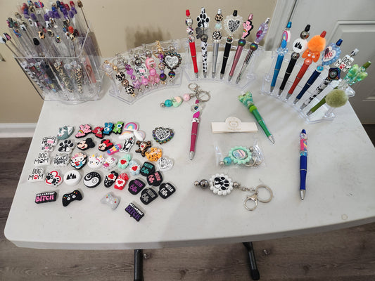 Pens/Keychains - 4 for $30